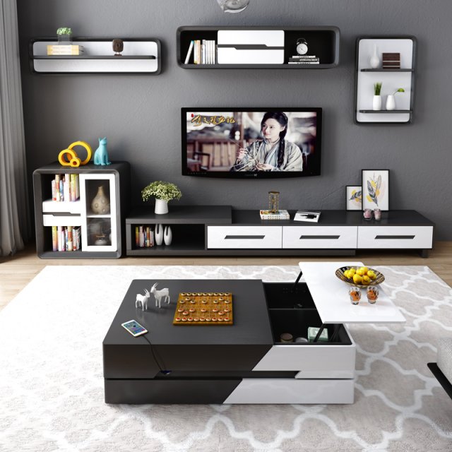 tv table Modelo 3D .c4d .max .obj .3ds .fbx .stl .blend 