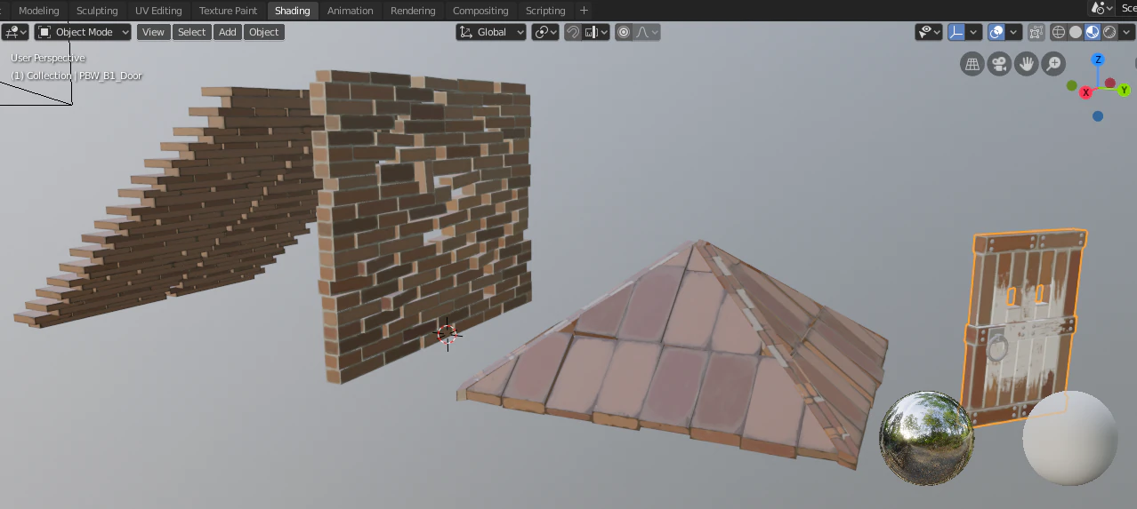 brick builds for fortnite 3D Model .c4d .max .obj .3ds .fbx .stl .blend 