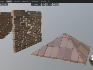 costruzioni in mattoni per fortnite Modello 3D