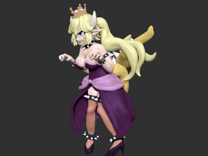 bowsette princess bowser Model Cetak 3D