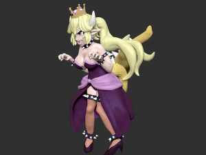bowsette princess bowser 3D Print Model