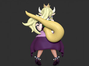 bowsette princess bowser Model Cetak 3D