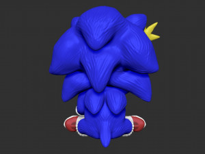 baby sonic sonic the movie 3d print model Modelo de Impressão 3D