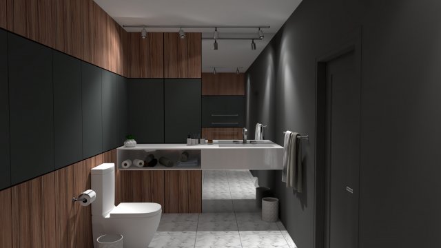 bathroom design 3D-Modell .c4d .max .obj .3ds .fbx .stl .blend 
