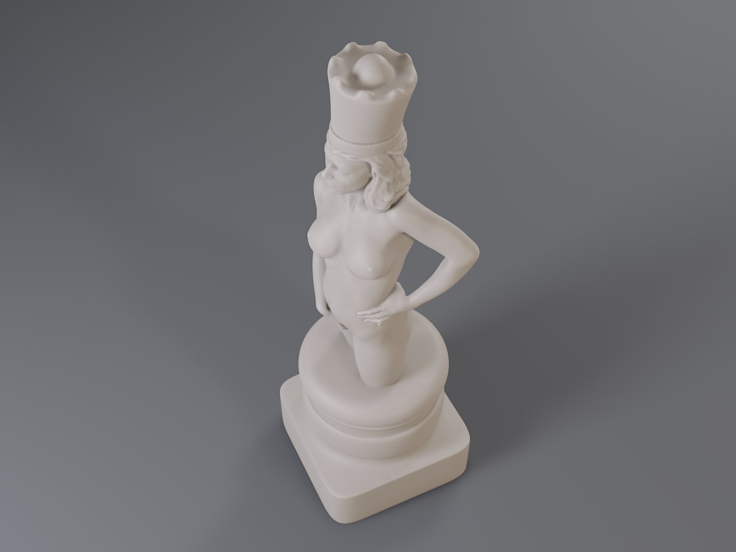 Модель 3d Max ферзь