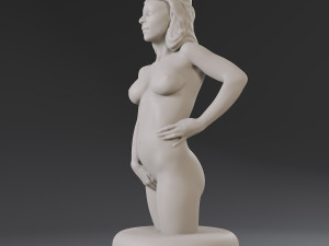 white chess female queen Modèles 3D en vedette