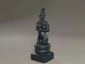black chess female bishop 3D Print Model