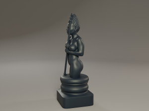 black chess female bishop Modelo de impresión 3D