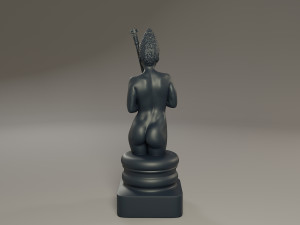 black chess female bishop Modelo de impresión 3D
