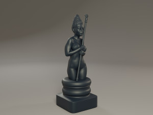 black chess female bishop Modelo de impresión 3D