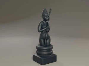 black chess female bishop 3D Print Model