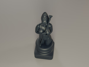 black chess female bishop Modelo de impresión 3D