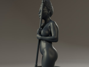 black chess female bishop Modelo de impresión 3D