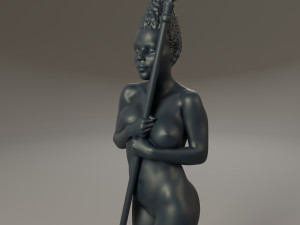 black chess female bishop Modelo de impresión 3D