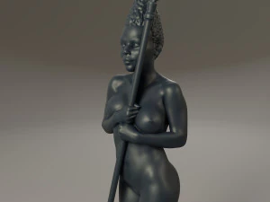 black chess female bishop 3D Print Model