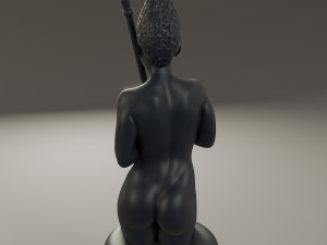 black chess female bishop Modelo de impresión 3D