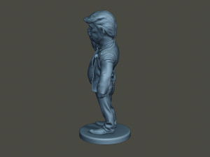 donald trump finger up 3Dプリントモデル