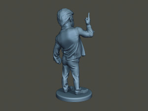 donald trump finger up 3Dプリントモデル