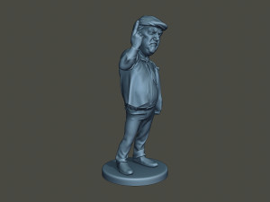 donald trump finger up 3Dプリントモデル