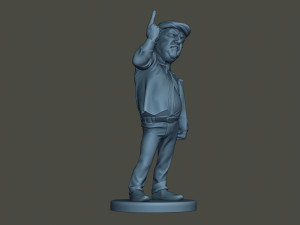 donald trump finger up 3Dプリントモデル