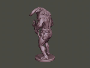 minotaur warrior agressive two axes Modello di stampa 3D