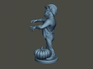 donald trump zombie halloween 3D Принт Модель