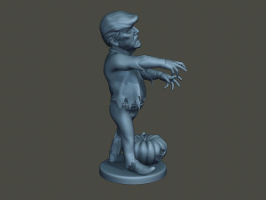 donald trump zombie halloween 3D Принт Модель