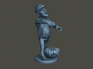 donald trump zombie halloween 3D Принт Модель