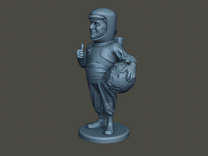 donald trump astronaut Modello di stampa 3D