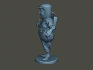 donald trump astronaut Modello di stampa 3D