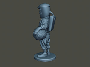 donald trump astronaut Modello di stampa 3D
