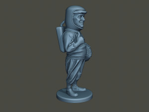 donald trump astronaut Modello di stampa 3D
