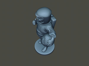 donald trump astronaut Modello di stampa 3D