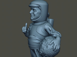 donald trump astronaut Modello di stampa 3D