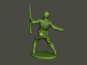 american soldier ww2 grenade a1 Modèles 3D en vedette