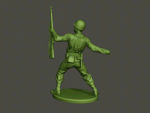 american soldier ww2 grenade a1 3D Print Model