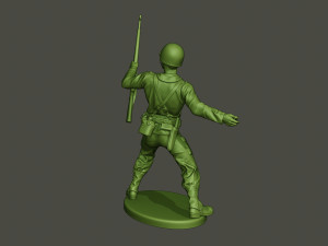 american soldier ww2 grenade a1 Modèles 3D en vedette
