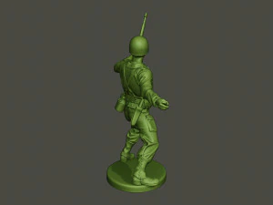 american soldier ww2 grenade a1 3D Print Model