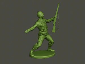 american soldier ww2 grenade a1 3D Print Model