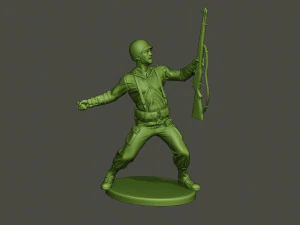 american soldier ww2 grenade a1 3D Print Model