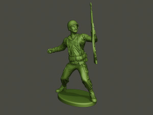 american soldier ww2 grenade a1 Modèles 3D en vedette
