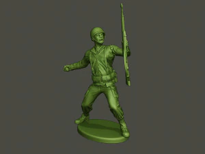 american soldier ww2 grenade a1 3D Print Model