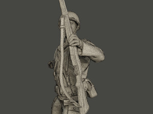 american soldier ww2 grenade a1 Modèles 3D en vedette