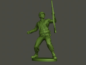 american soldier ww2 grenade a1 Modèles 3D en vedette