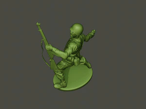 american soldier ww2 grenade a1 3D Print Model