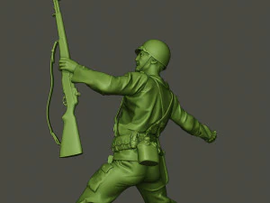 american soldier ww2 grenade a1 3D Print Model