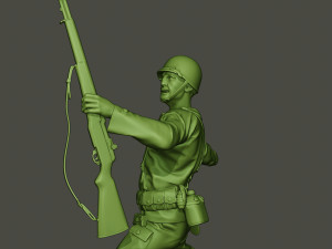 american soldier ww2 grenade a1 Modèles 3D en vedette