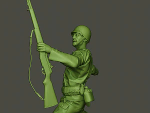 american soldier ww2 grenade a1 3D Print Model