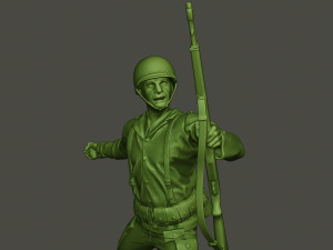 american soldier ww2 grenade a1 Modèles 3D en vedette