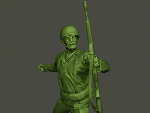 american soldier ww2 grenade a1 3D Print Model